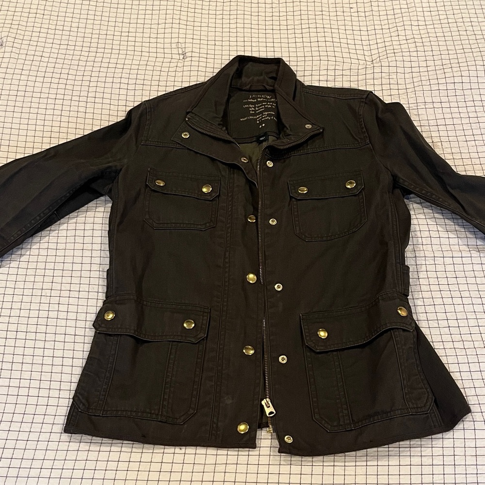 Women's Olive Utility Jacket